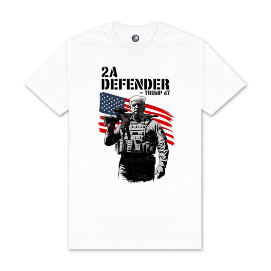 Trump 47 2A Defender T-Shirt | Pro Gun Tee
