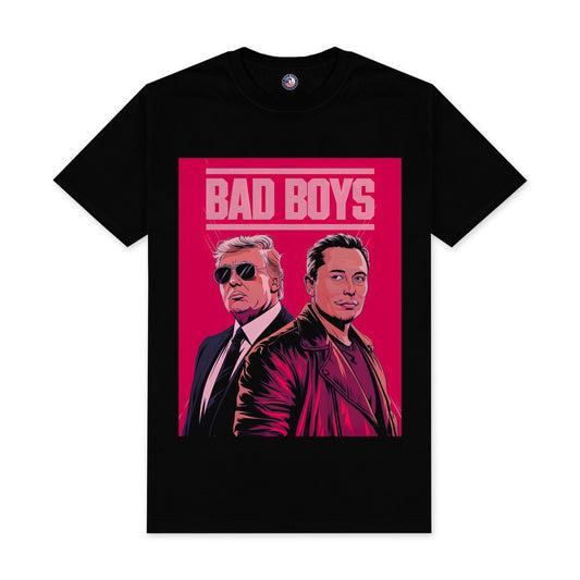 Bad Boys Musk & Trump T-Shirt | Conservative Pop Culture Tee