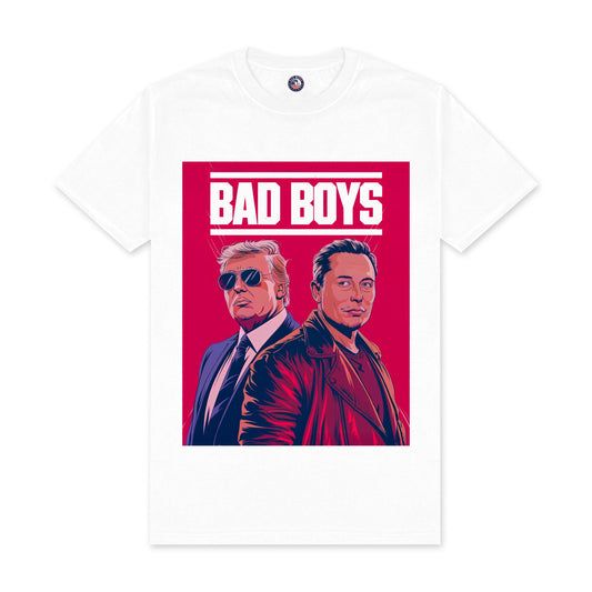 Bad Boys Musk & Trump T-Shirt | Conservative Pop Culture Tee