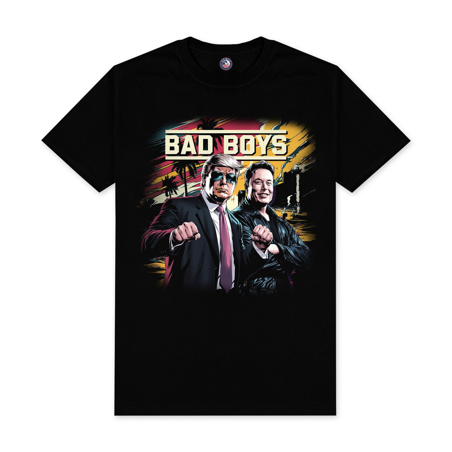Bad Boys Trump & Musk Tee | Patriotic Pop Culture Shirt