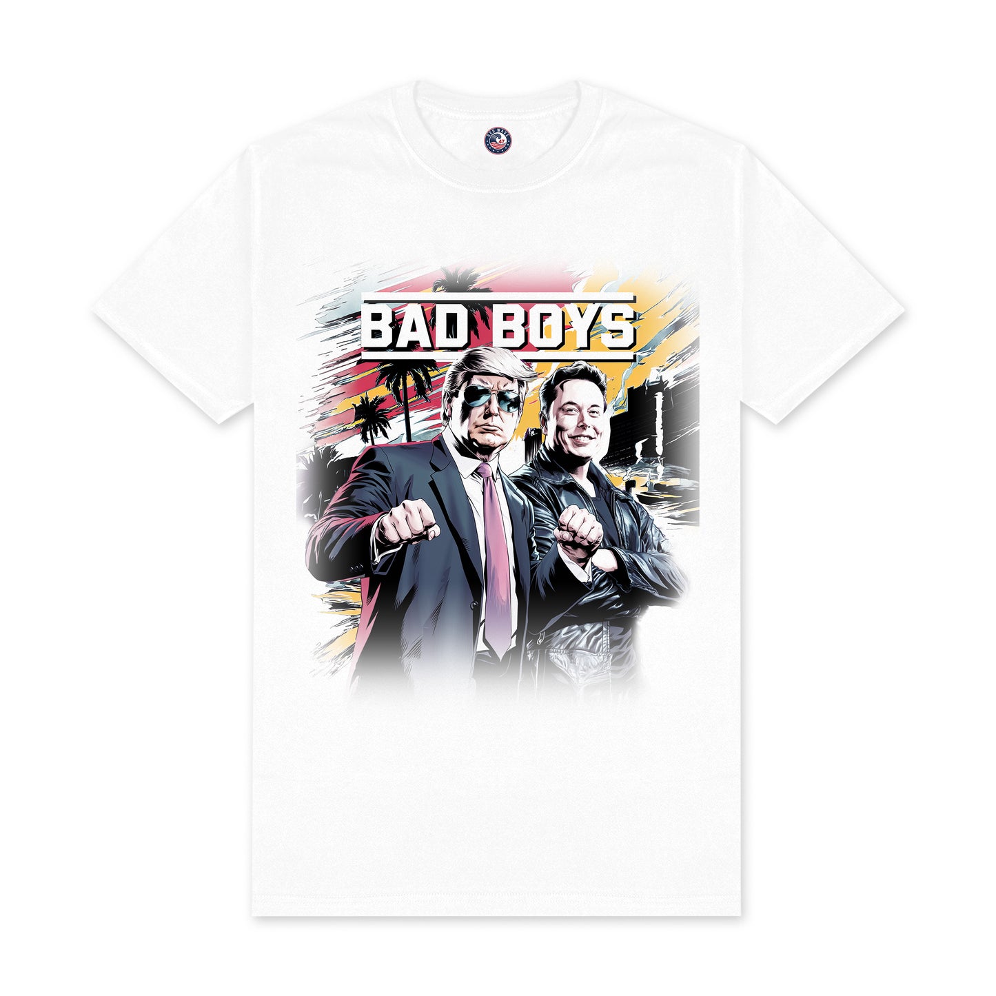 Bad Boys Trump & Musk Tee | Patriotic Pop Culture Shirt