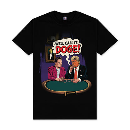 Origin of DOGE Tee | Trump & Elon Musk Political Humor Shirt