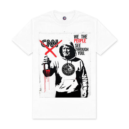 We The People Trump CNN T-Shirt | Conservative Political Tee